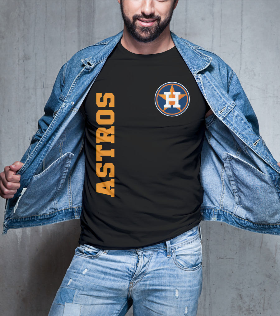 Astros Houston Logo Vertical T-Shirt