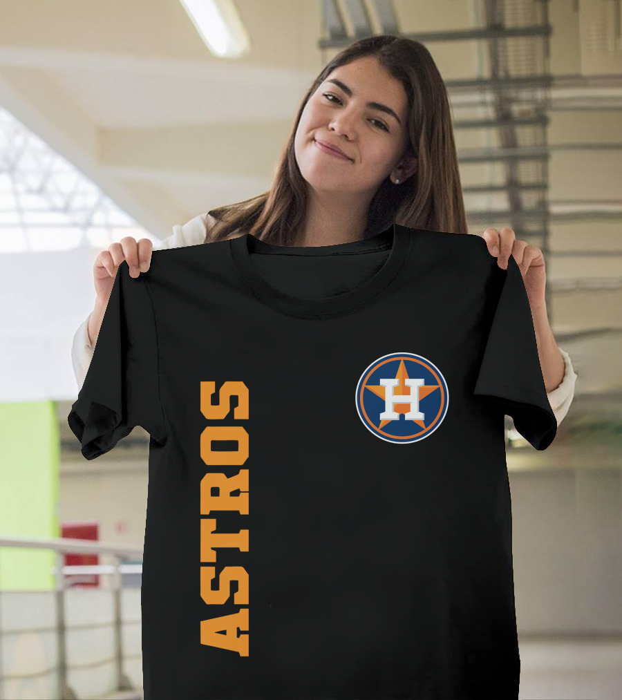 Astros Houston Logo Vertical T-Shirt