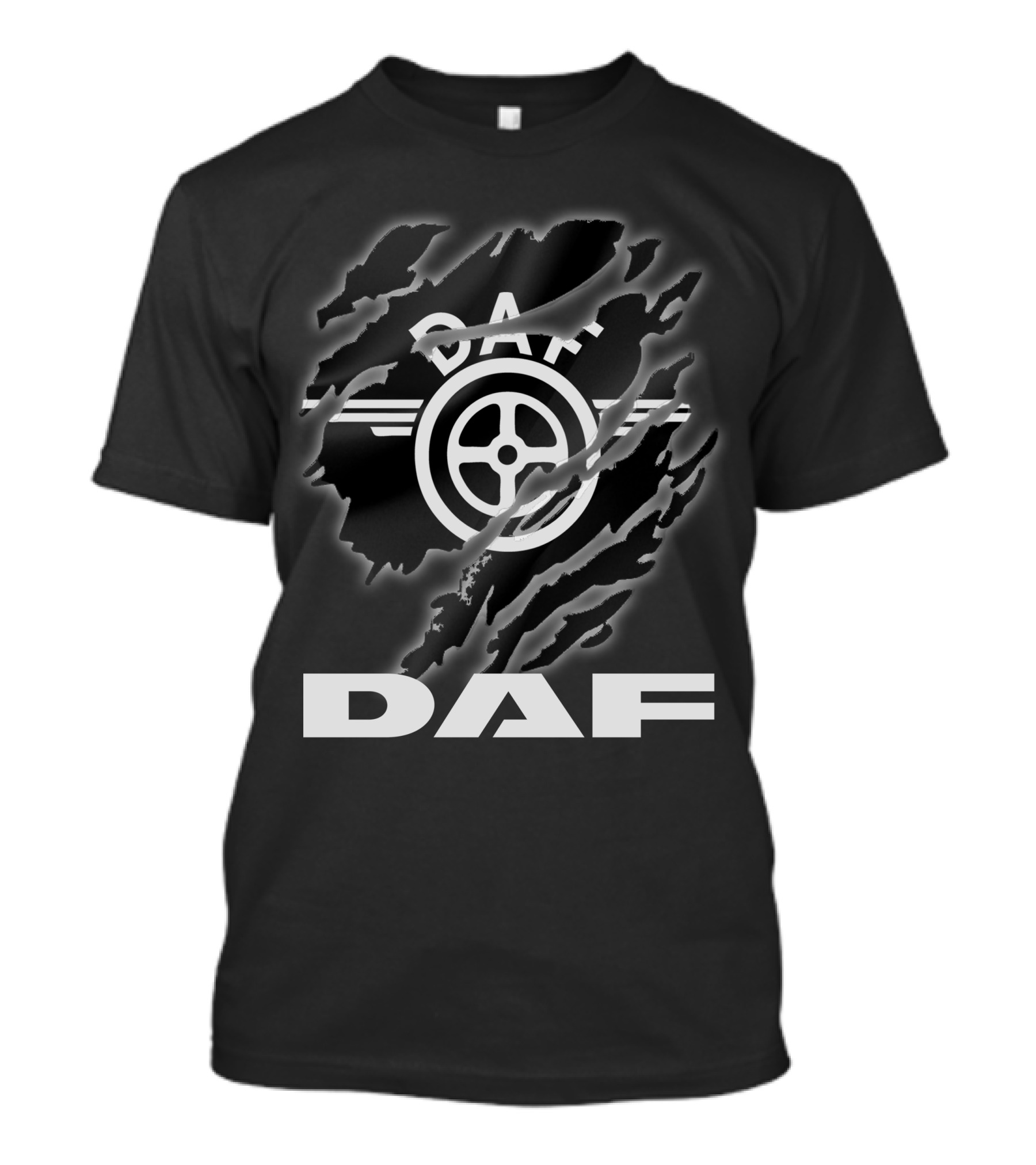 Daf Wheel Logo Claw Marks T-Shirt