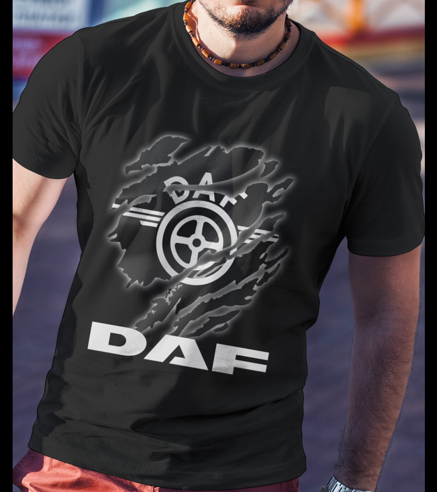 Daf Wheel Logo Claw Marks T-Shirt