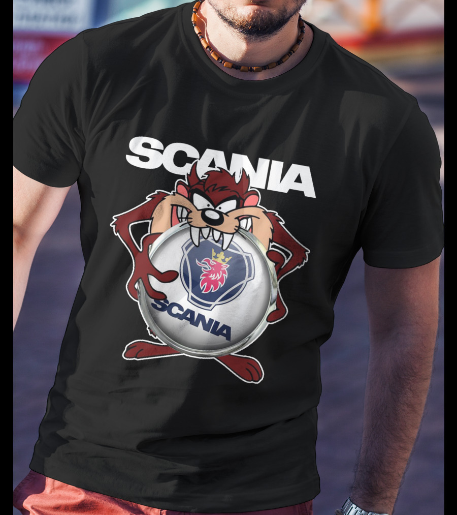 Scania Cartoon Character With Crown T-Shirt