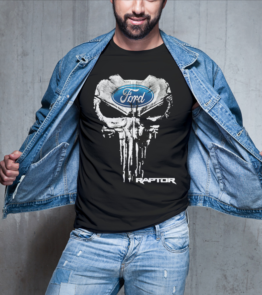 Ford Raptor Punisher Skull T-Shirt