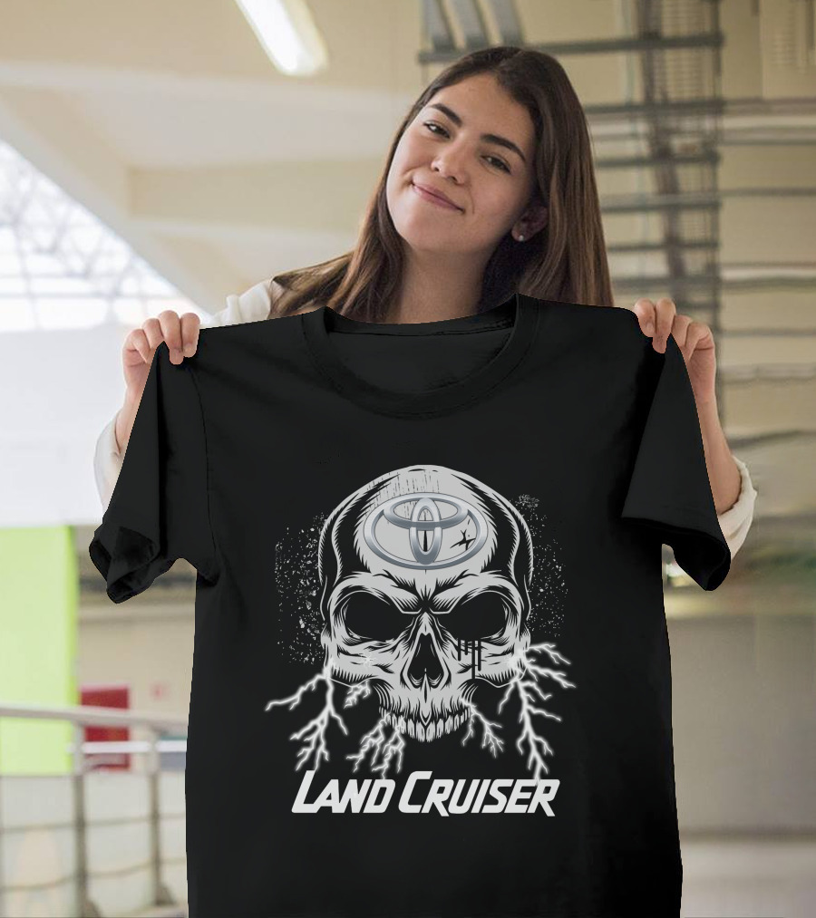 Toyota Land Cruiser Skull 23 Lightning T-Shirt