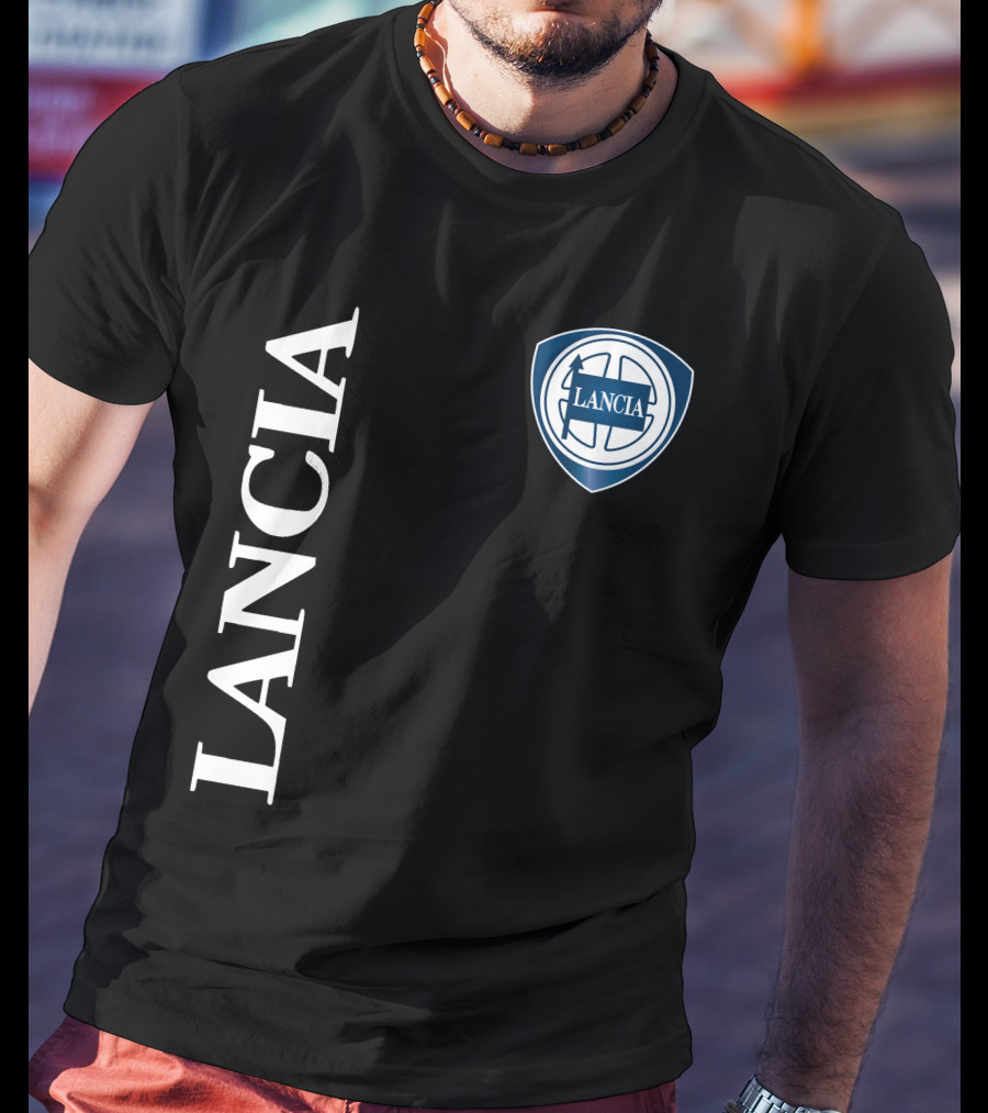 Lancia Shield Logo Vertical T-Shirt