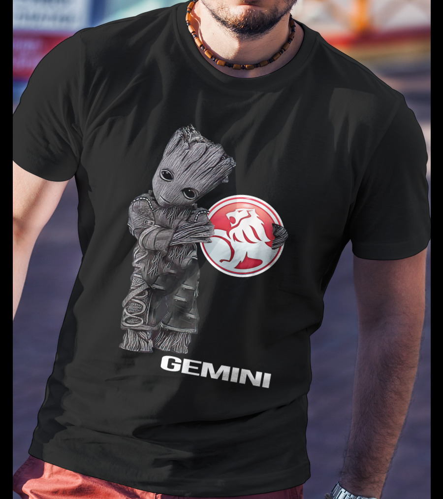 Gemini Holden Groot Character With Lion T-Shirt