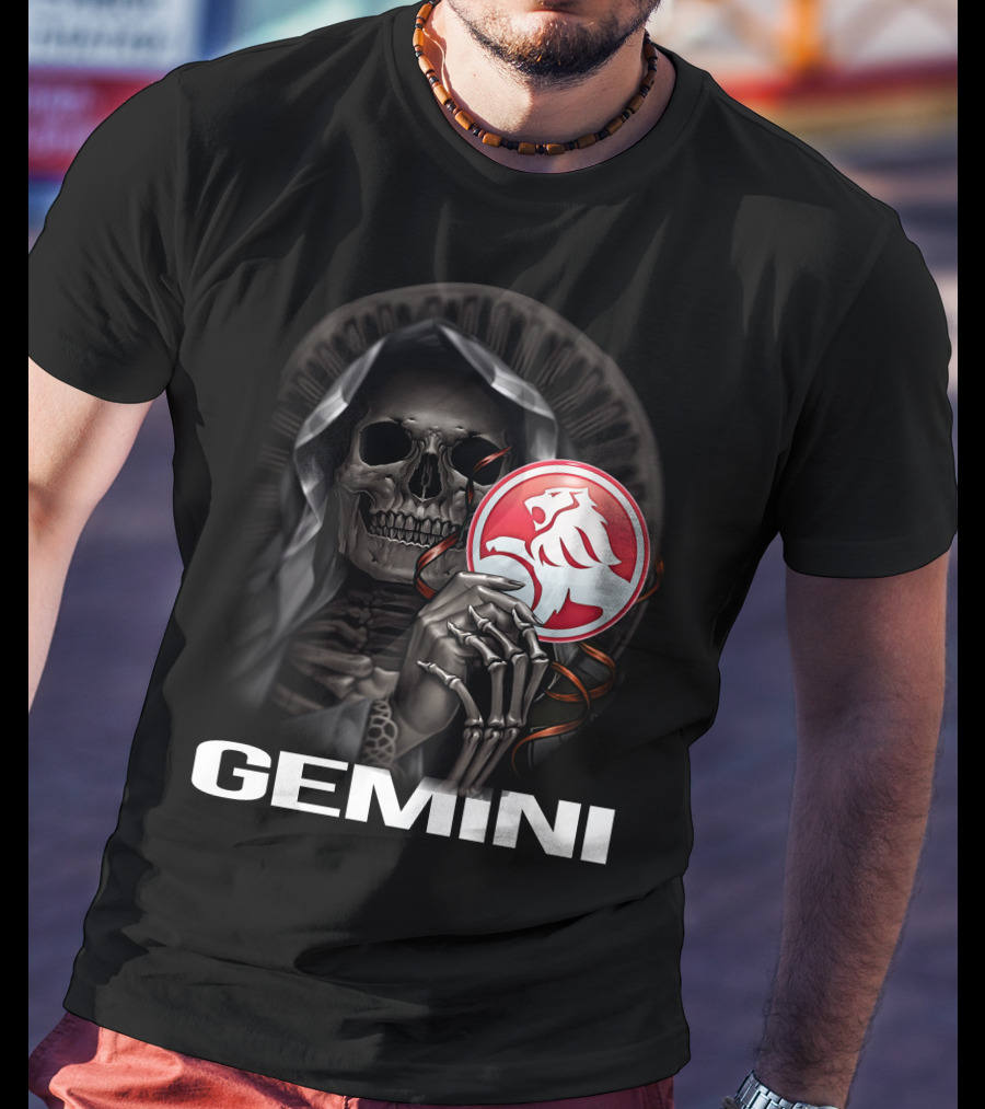Gemini 18 Grim Reaper Holding Holden T-Shirt