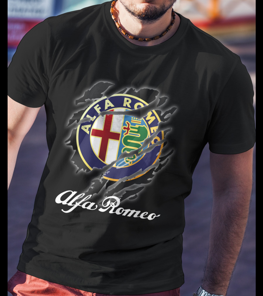 Alfa Romeo Logo With Claw Marks T-Shirt