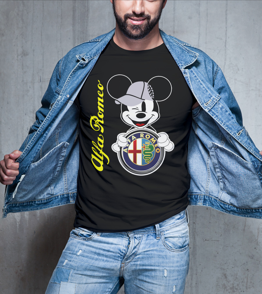 Alfa Romeo Mickey Mouse T-Shirt