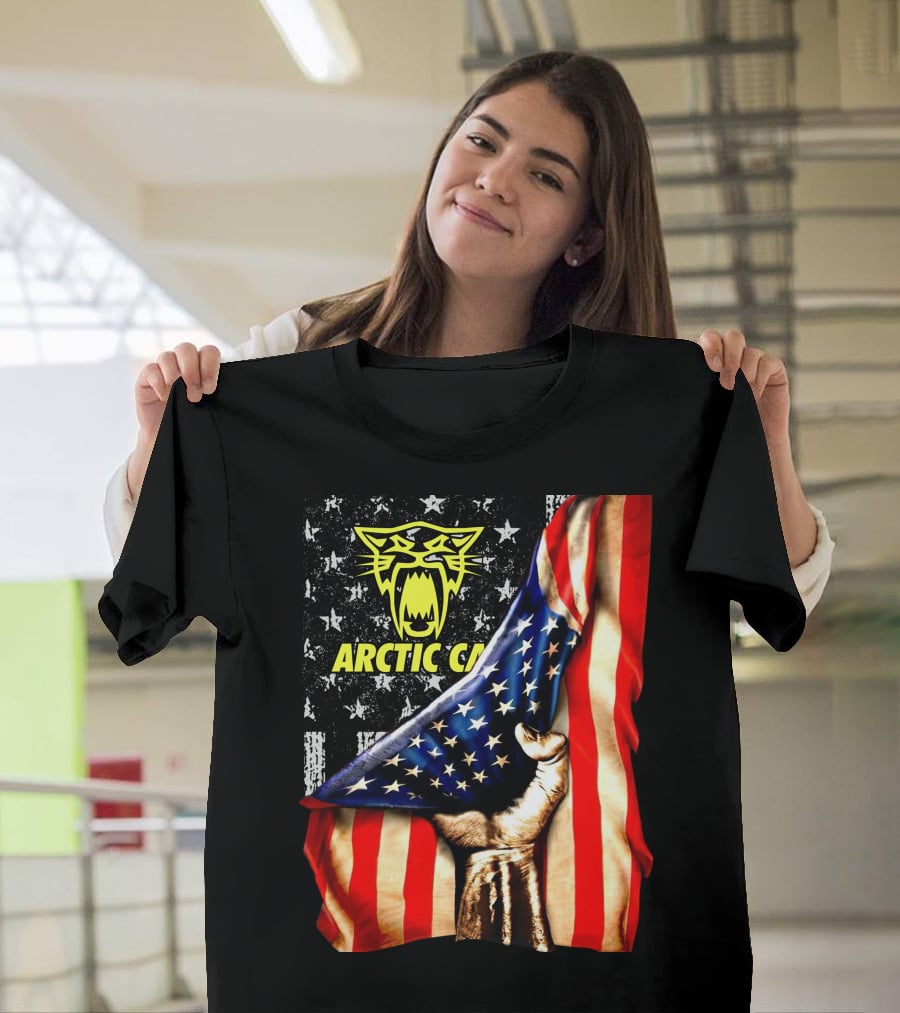 Arctic Cat American Flag Fist T-Shirt