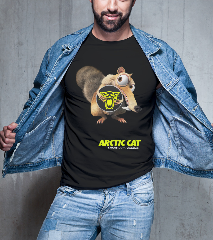 Arctic Cat Share Our Passion Ice Age Scrat T-Shirt