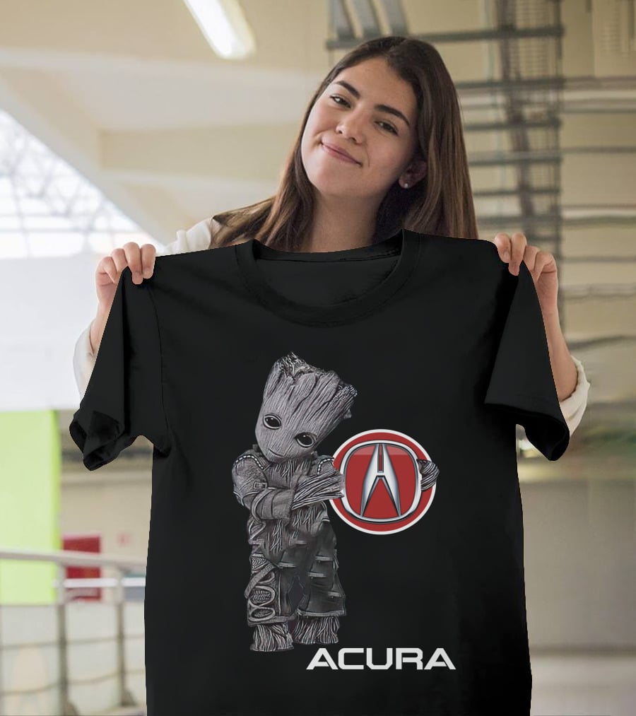 Acura Groot Holding Car T-Shirt