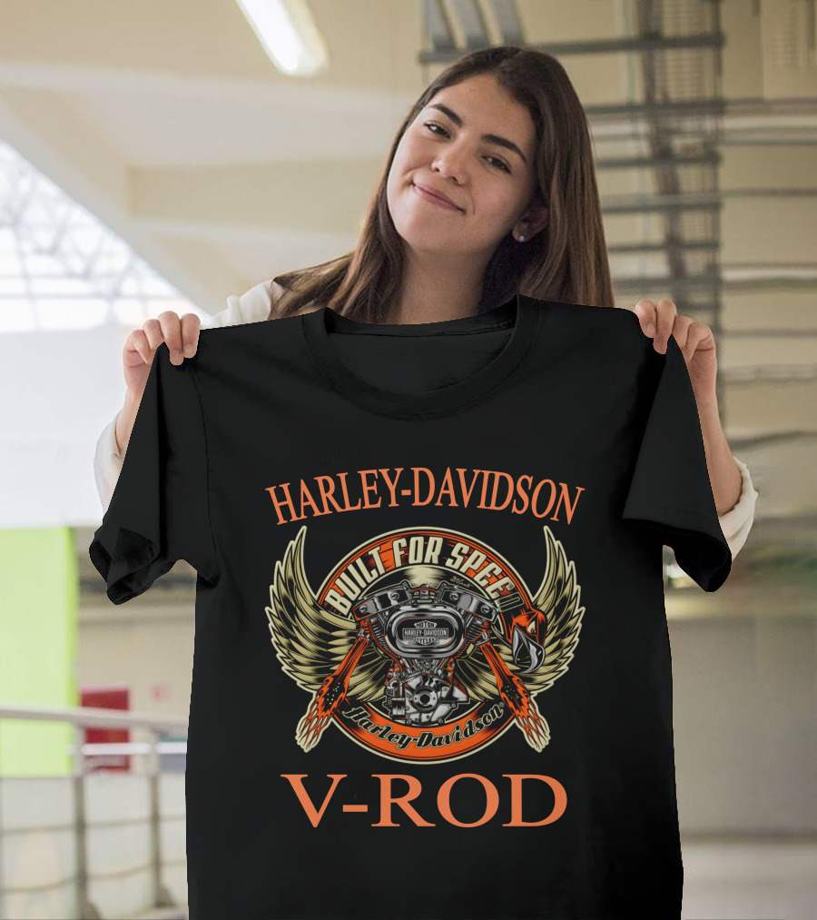 Harley Davidson V-Rod Built For Speed T-Shirt