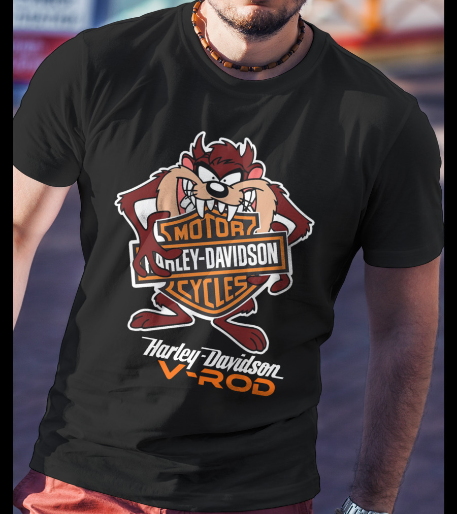 Harley Davidson V-Rod Taz Holding T-Shirt
