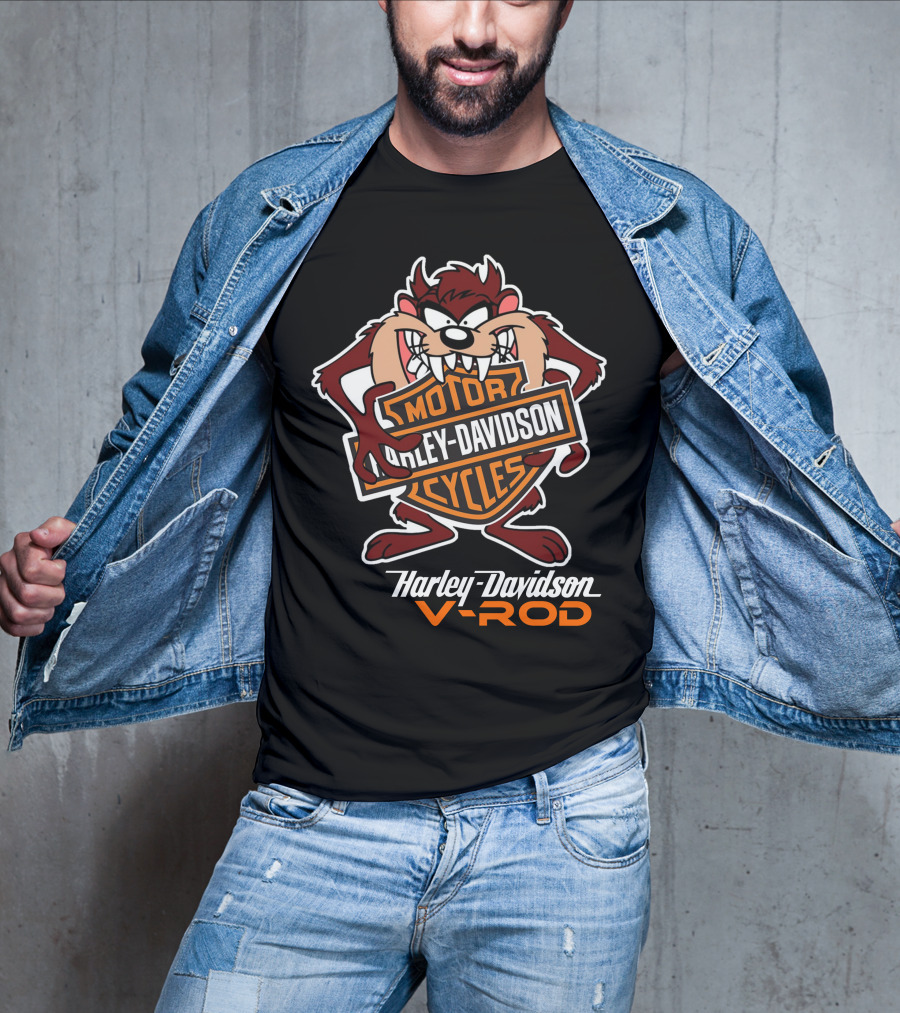 Harley Davidson V-Rod Taz Holding T-Shirt