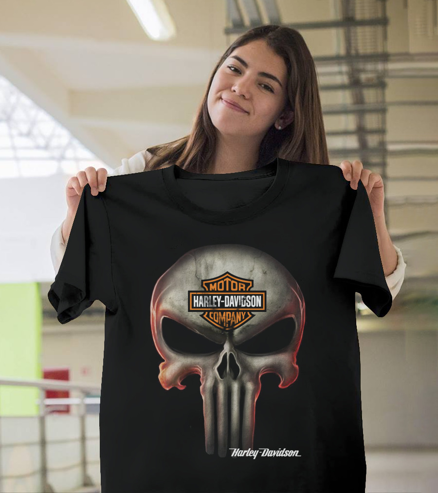Harley Davidson Motor Company Skull T-Shirt