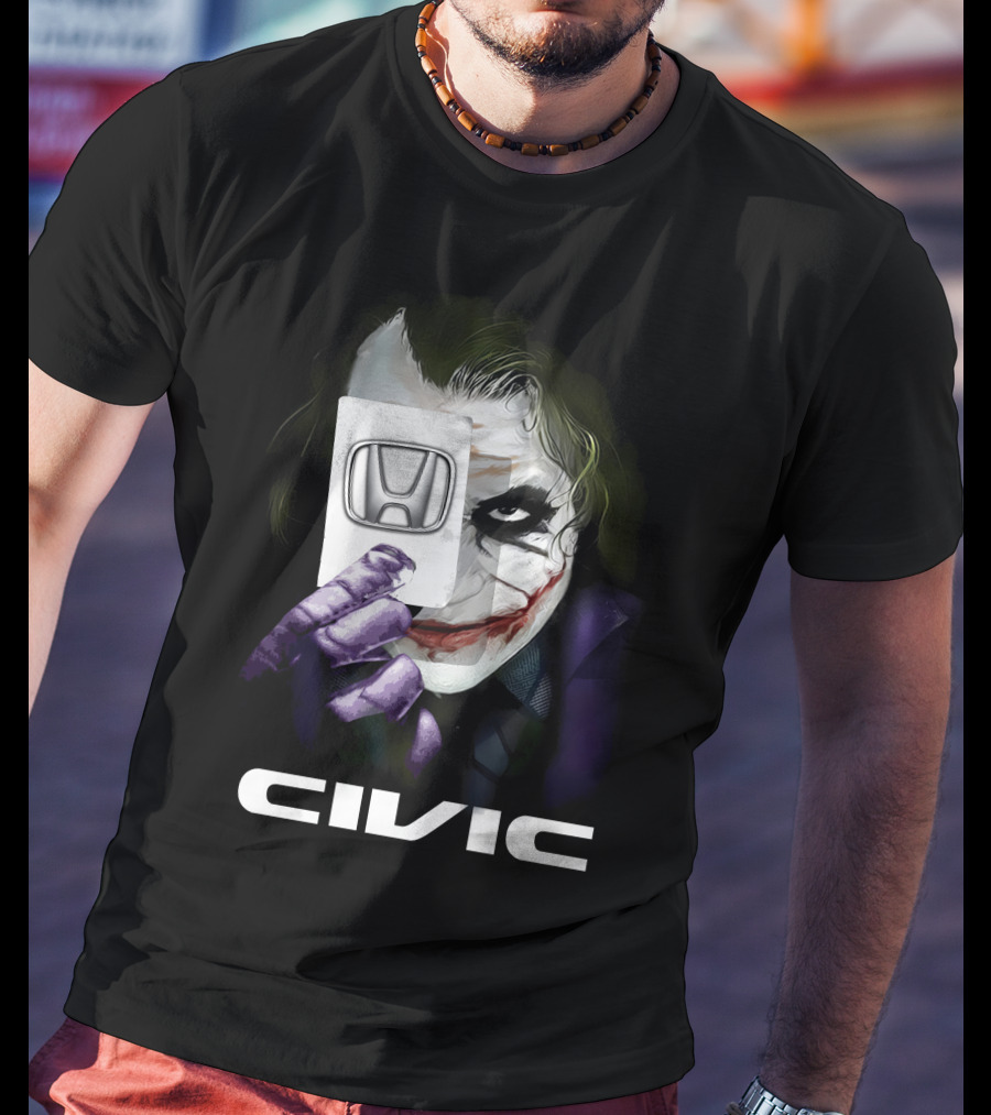Civic 17 Joker Card With Honda T-Shirt