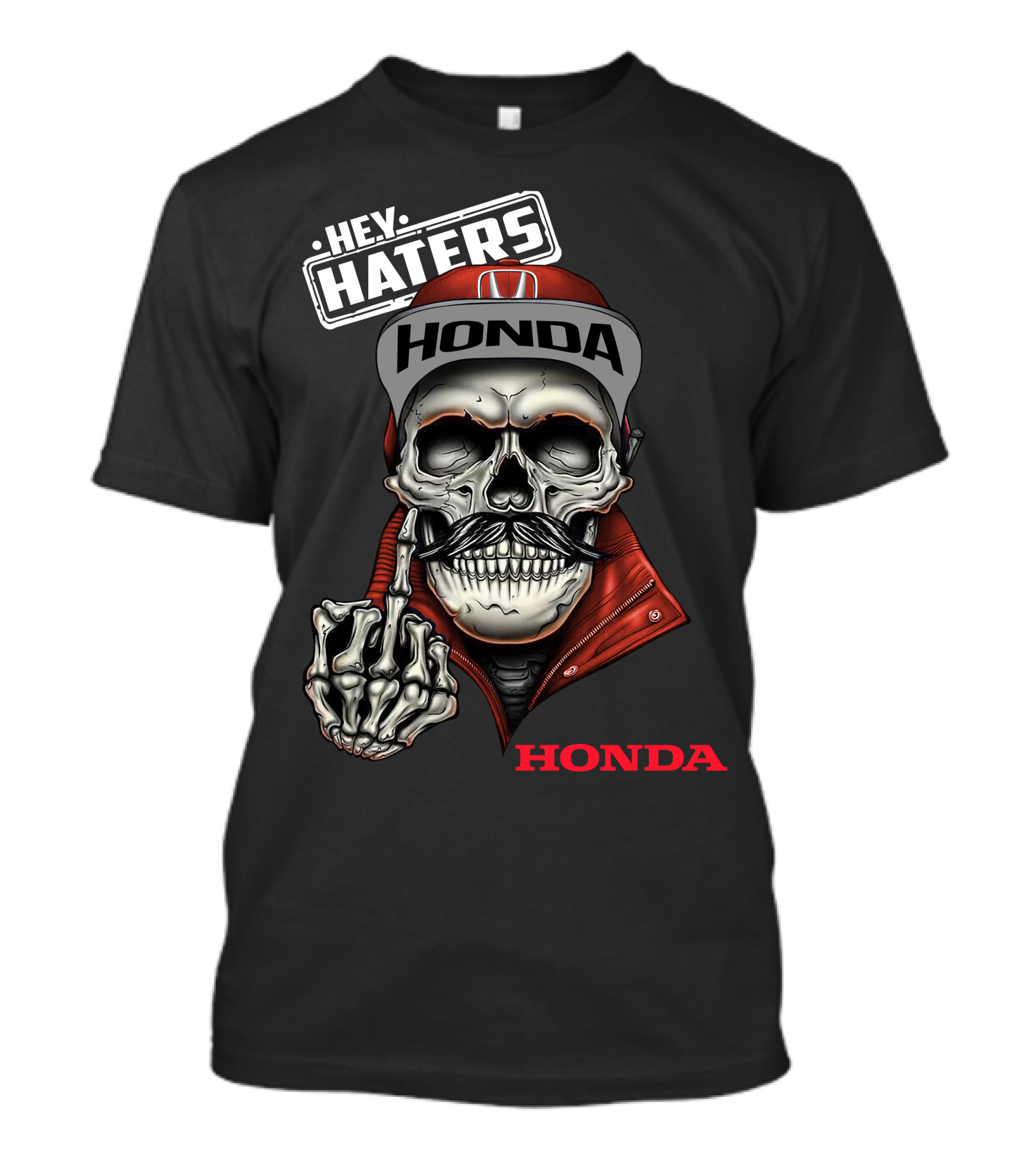 Hey Haters Honda Skull T-Shirt