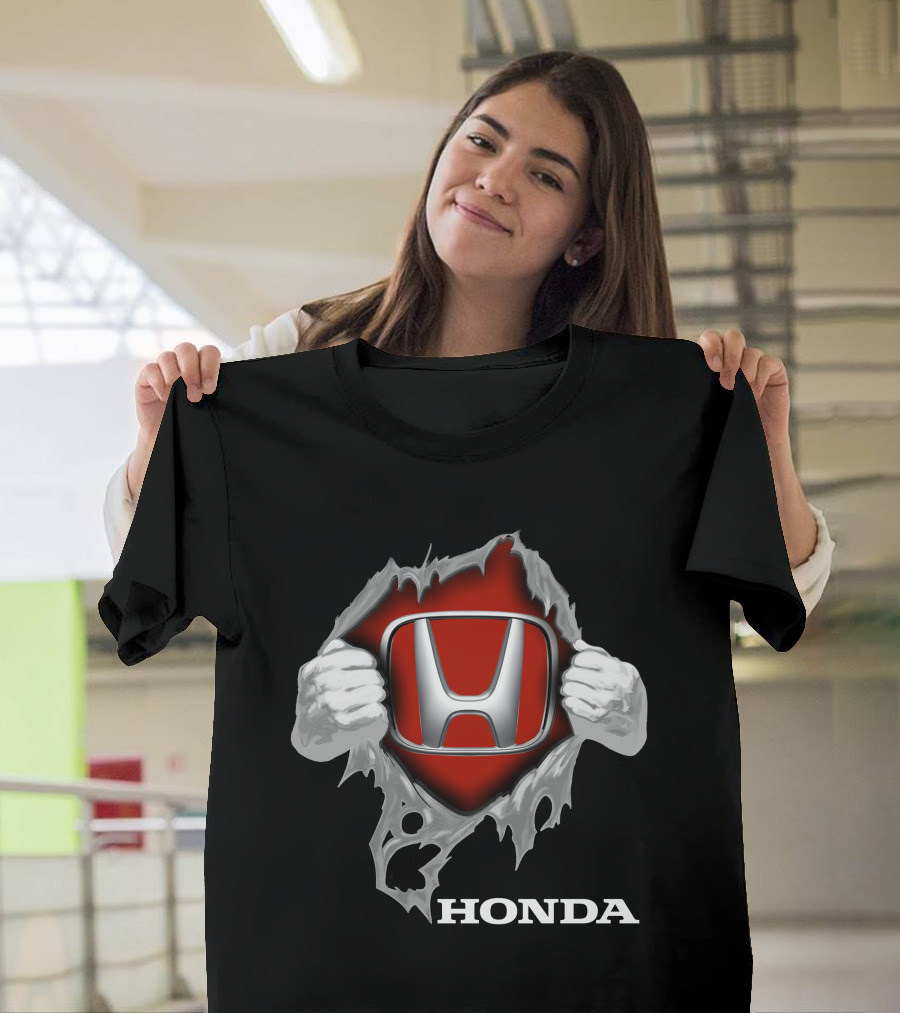 Honda 06 Logo Torn Reveal Hands T-Shirt
