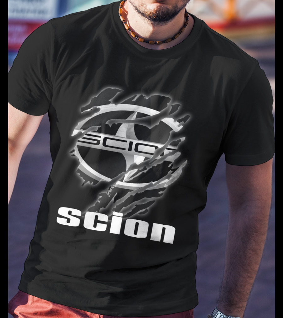 Scion Logo With Claw Marks T-Shirt