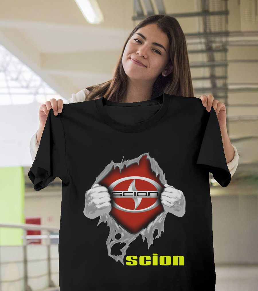 Scion Logo Ripping Through T-Shirt