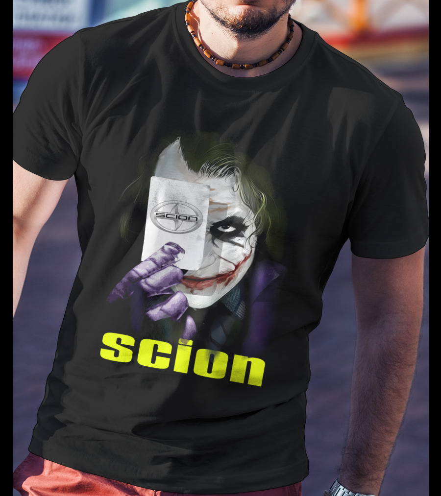 Scion Joker Card With Iconic Clown Face T-Shirt