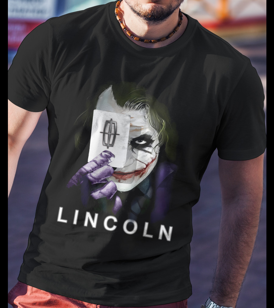 Lincoln Joker Card T-Shirt