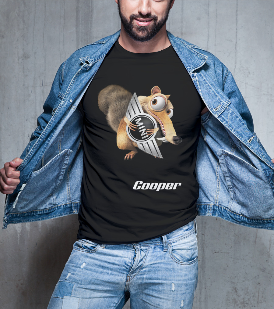 Mini Cooper Scrat Crossover 16 Ice Age Squirrel T-Shirt