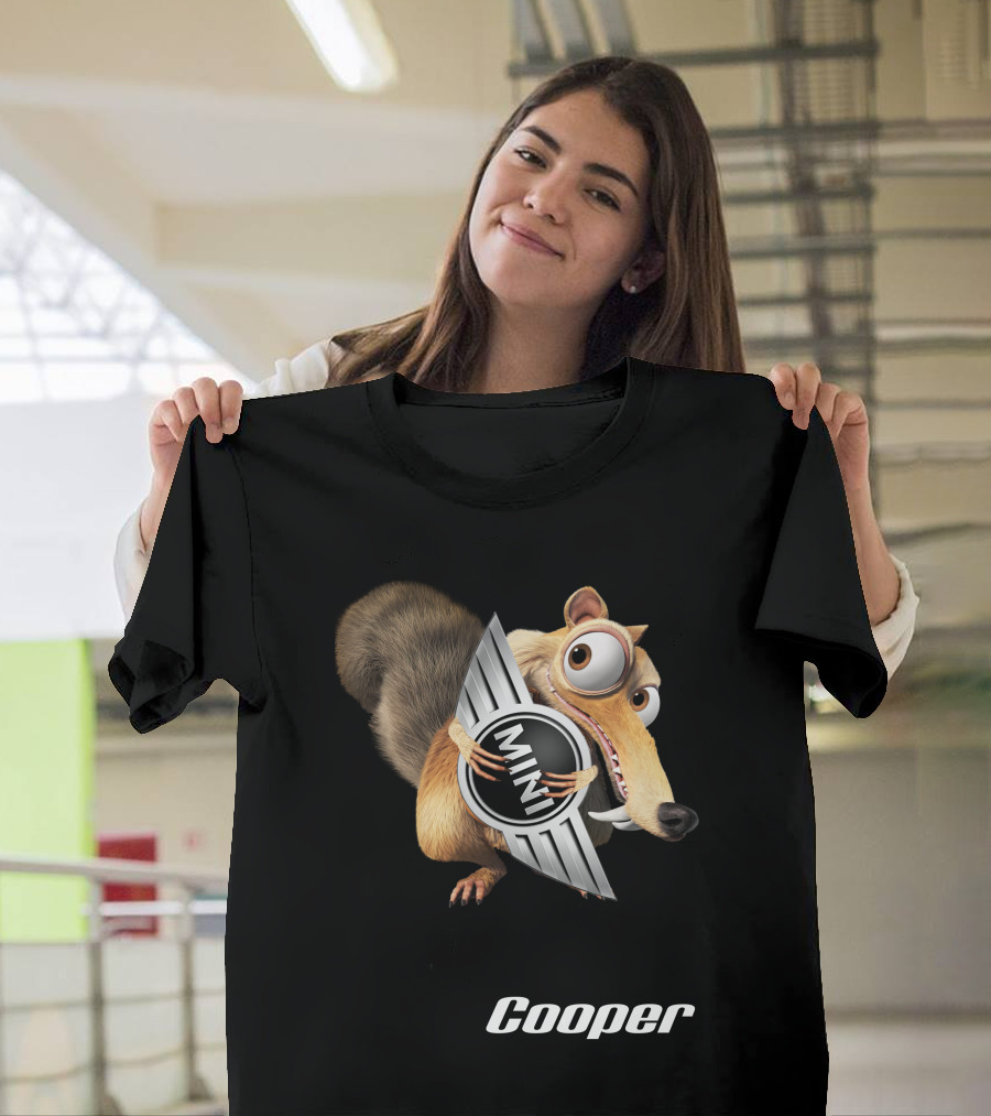 Mini Cooper Scrat Crossover 16 Ice Age Squirrel T-Shirt