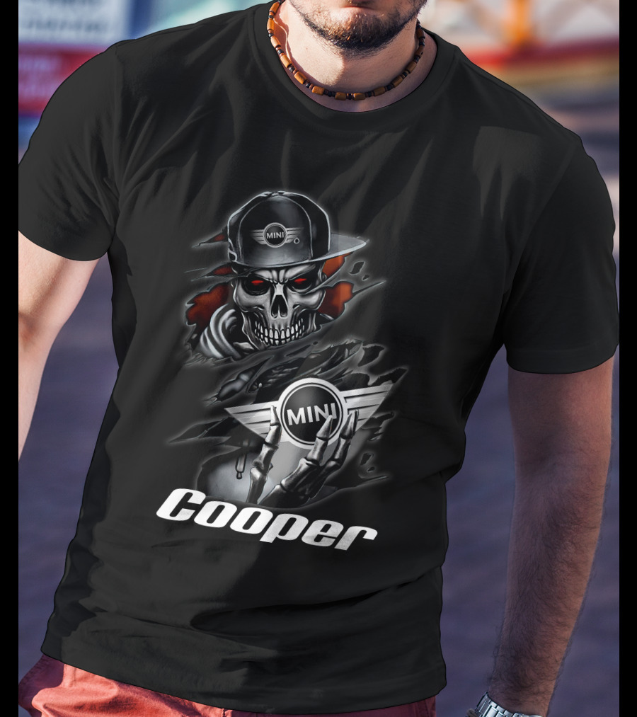 Cooper Mini Skull Hat Jacket Winged T-Shirt