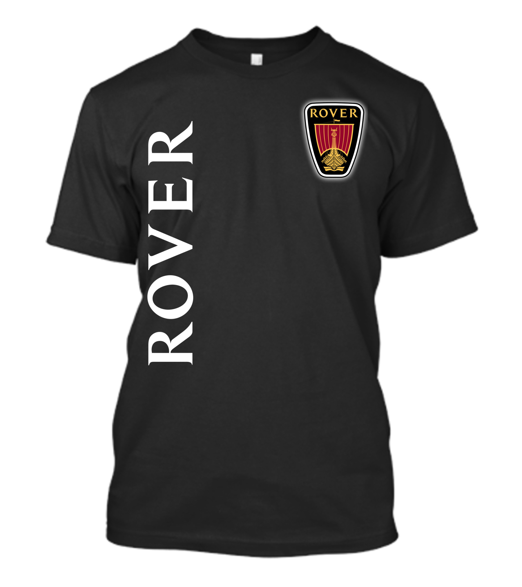 ROVER Emblem Vertical Text Classic T-Shirt