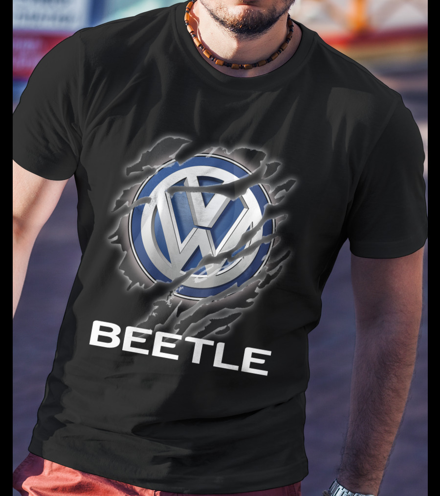 Volkswagen Beetle 04 Vintage Ripped T-Shirt