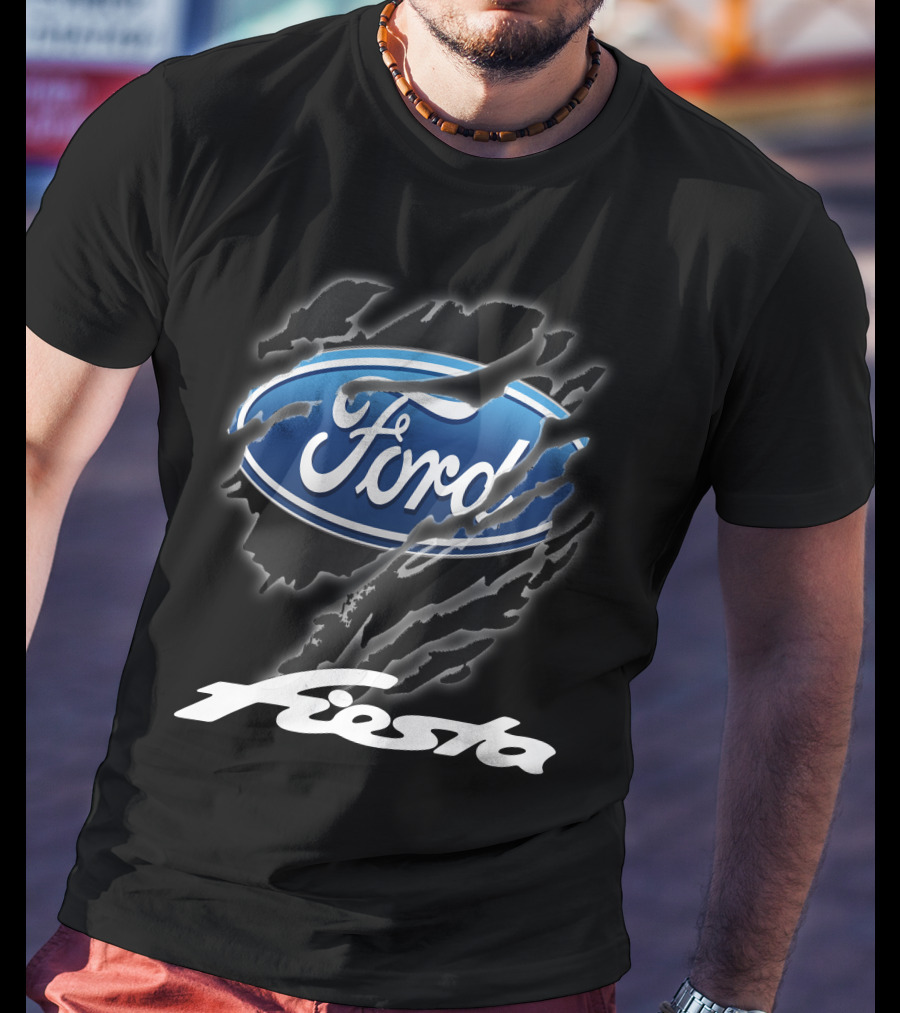 Ford Fiesta Logo With Scratch Effect T-Shirt