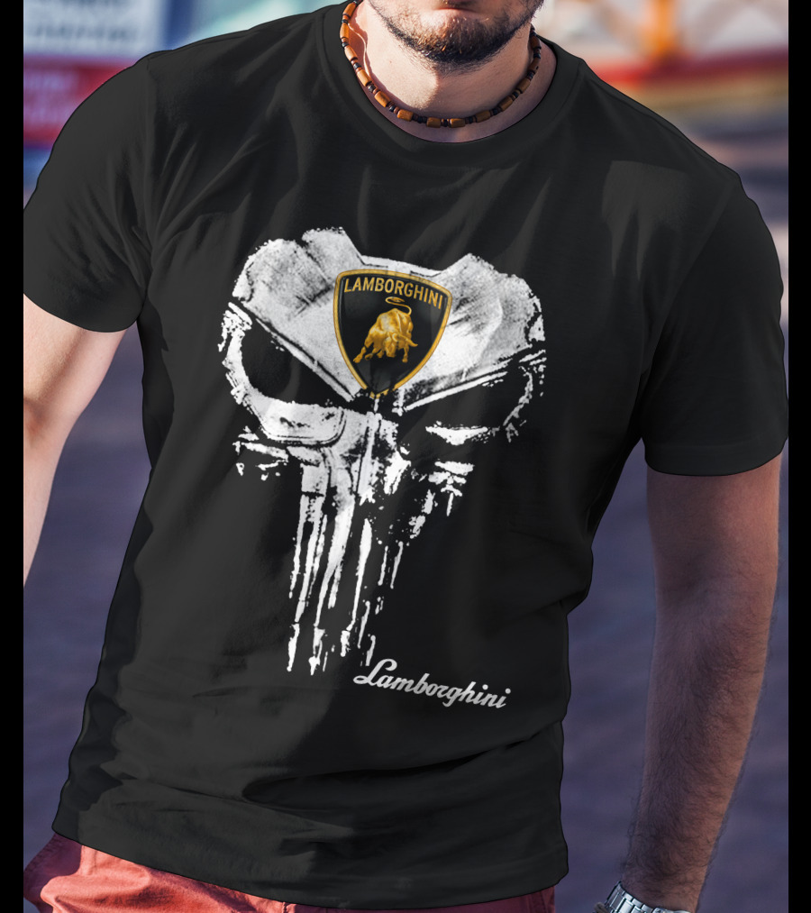 Lamborghini Skull Logo T-Shirt