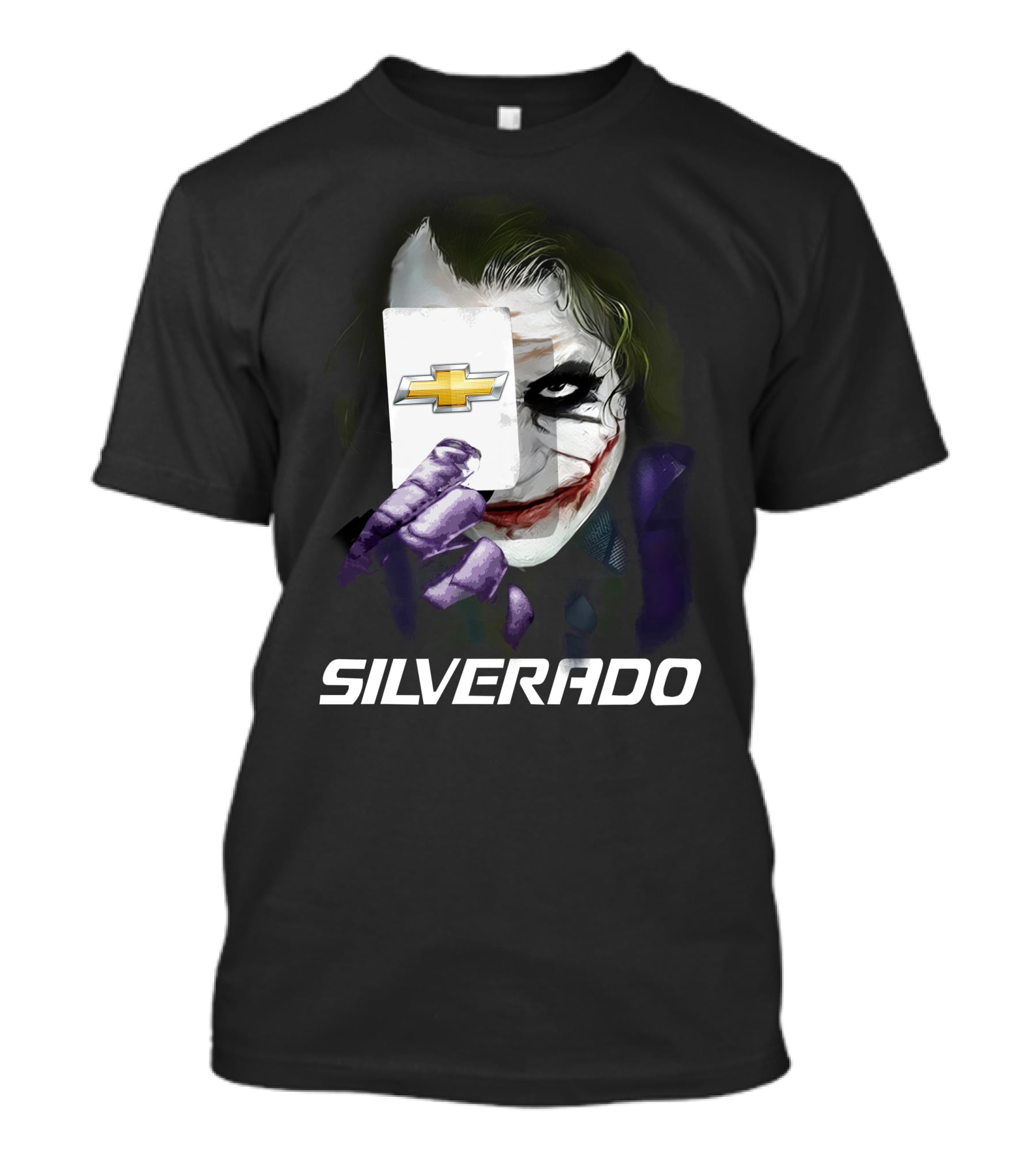Chevy Silverado Joker Card Mashup T-Shirt