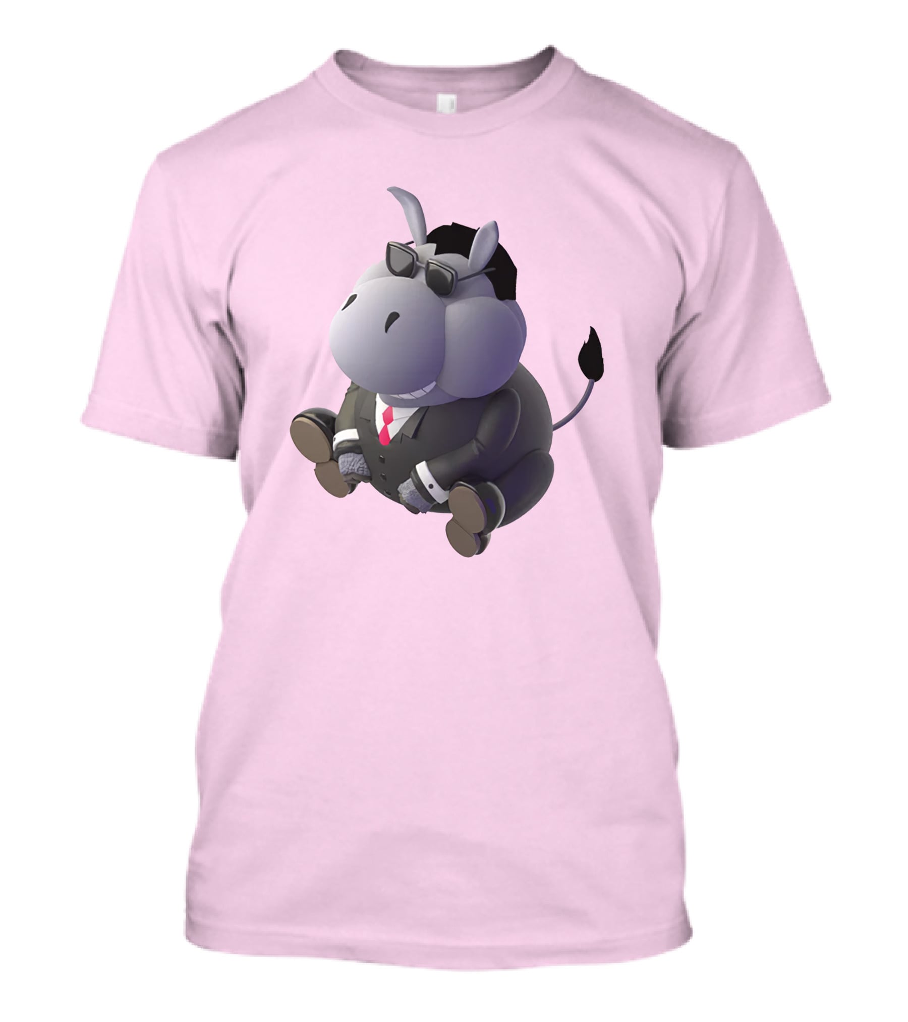 Dunkey Merch Stylish Cartoon Donkey In Suit And Sunglasses T-Shirt