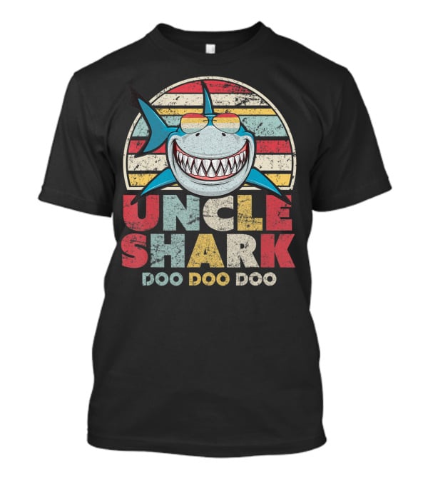 Uncle Shark Doo Doo Doo Vintage T-Shirt