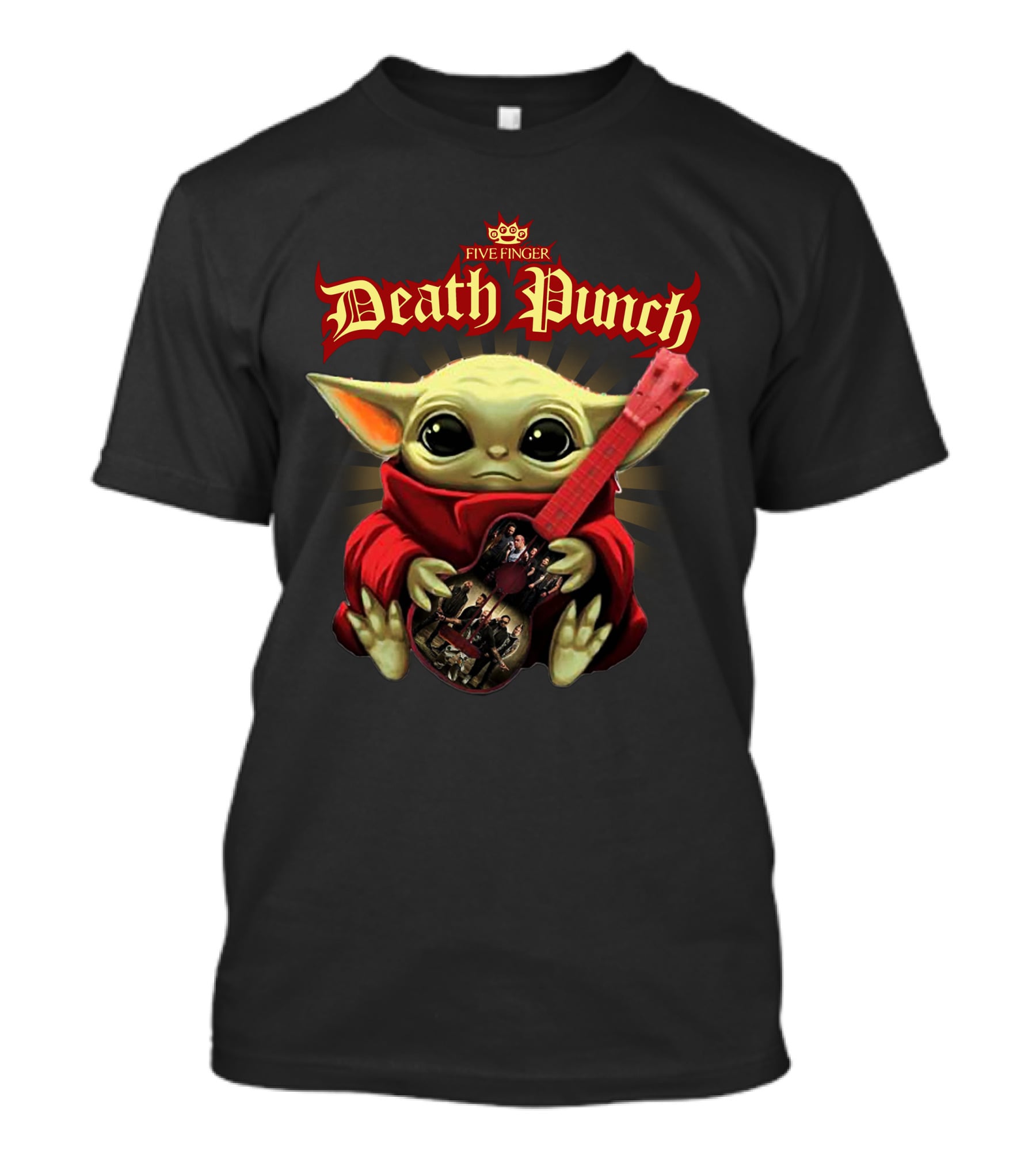 Five Finger Death Punch Only Today Baby Alien Guitar T-Shirt
