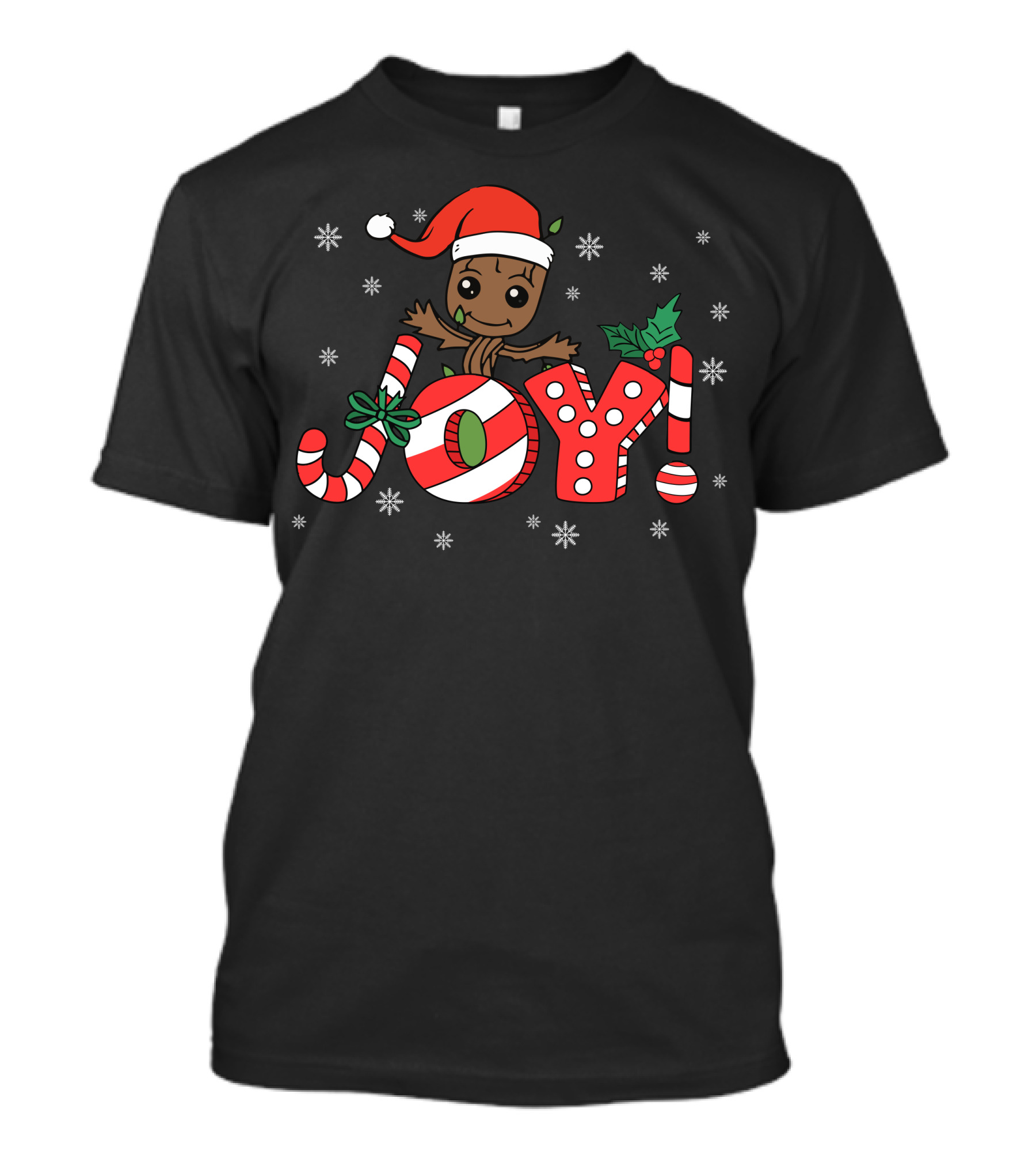 Joy Only Today Christmas Character Holiday Theme T-Shirt