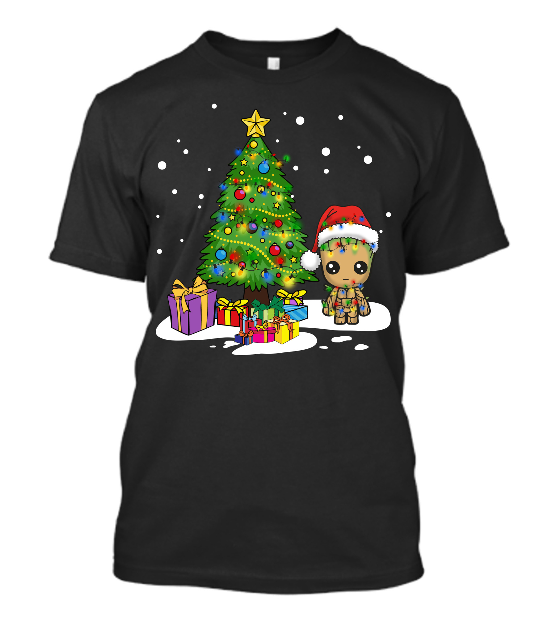 Christmas Tree Presents Fun Decoration T-Shirt
