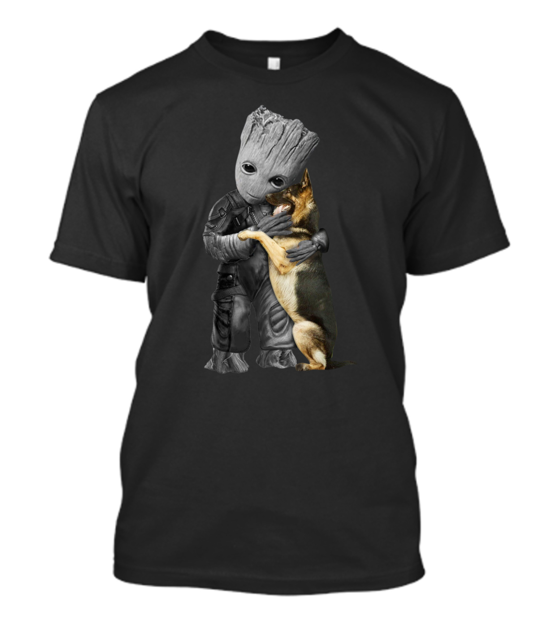 Groot Hugging German Shepherd T-Shirt