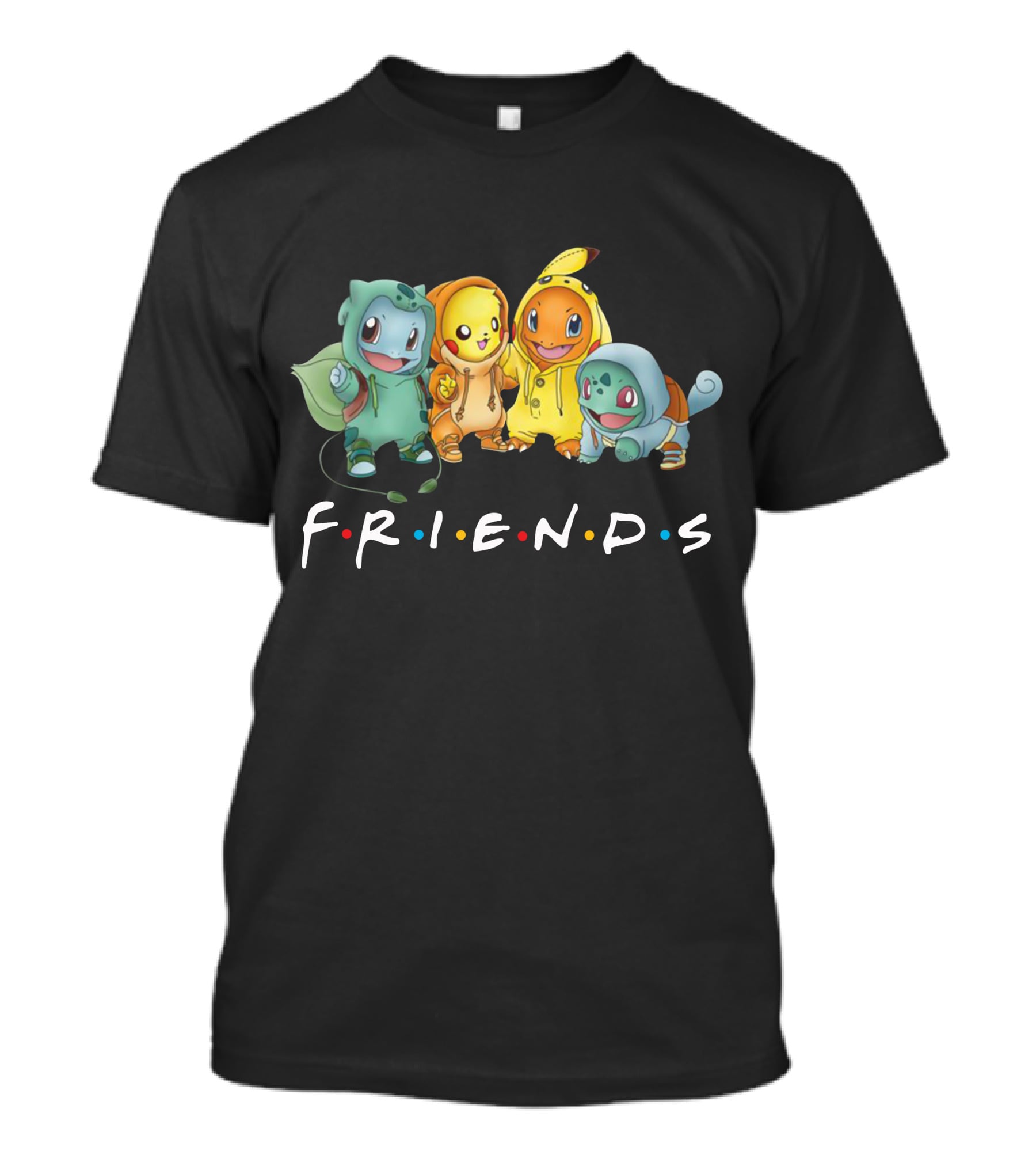 Friends Only Today Pokemon Crossover T-Shirt
