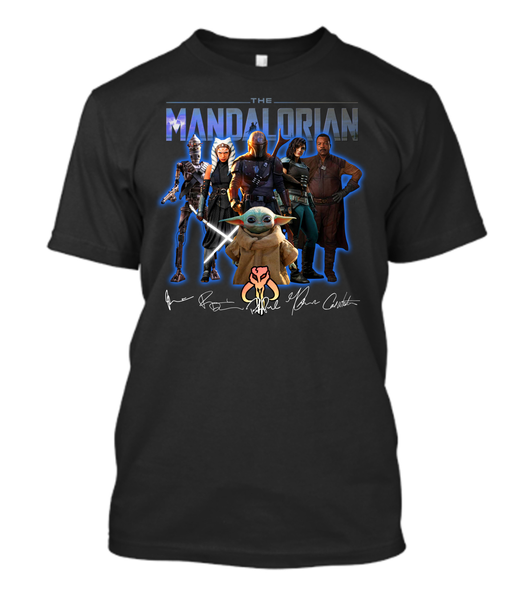 THE MANDALORIAN GROGU SIGNATURES T-Shirt