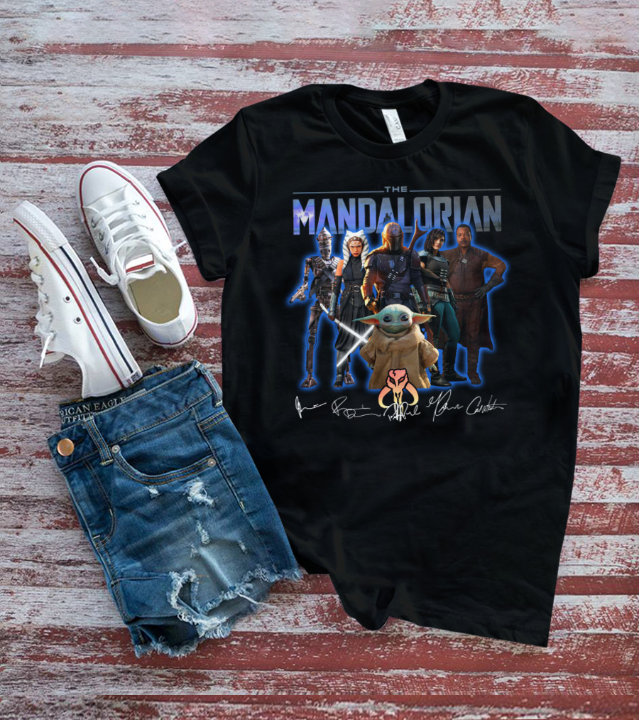 THE MANDALORIAN GROGU SIGNATURES T-Shirt