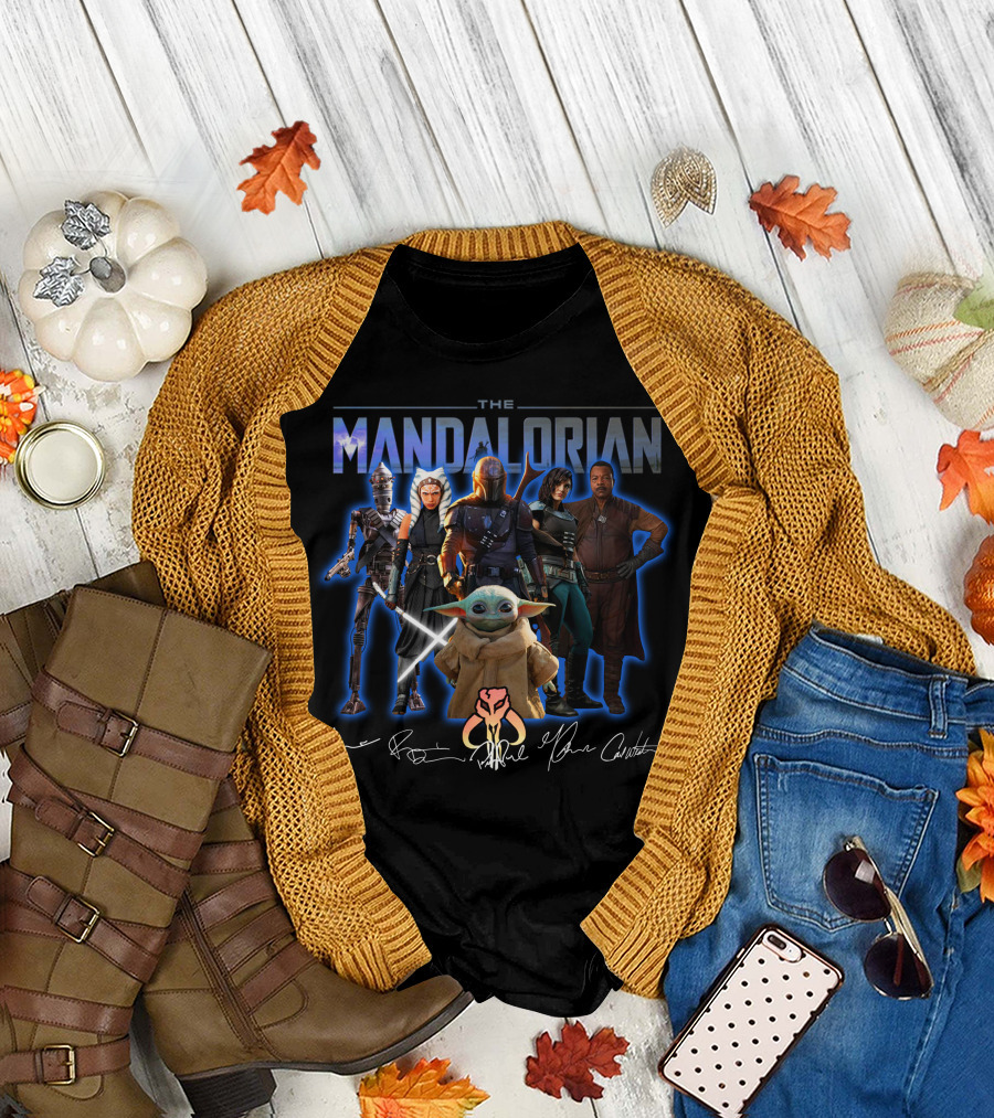THE MANDALORIAN GROGU SIGNATURES T-Shirt
