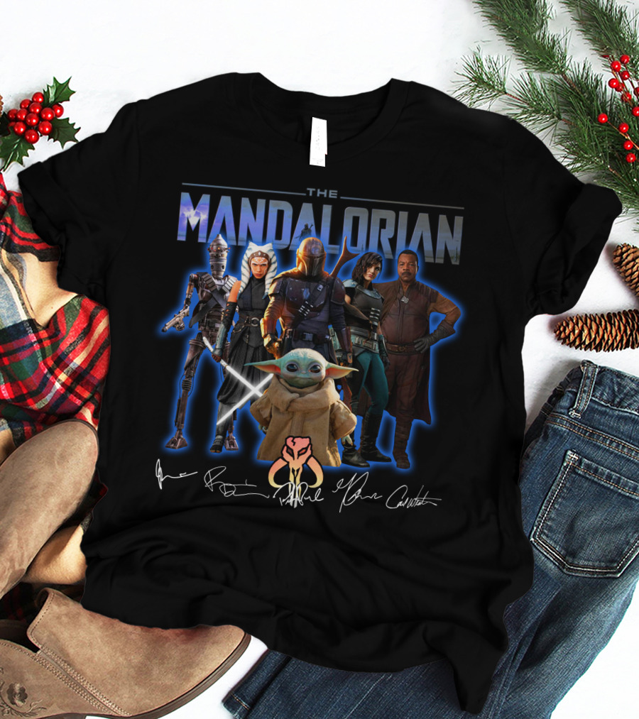 THE MANDALORIAN GROGU SIGNATURES T-Shirt