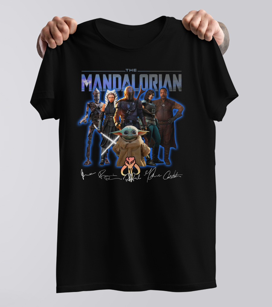 THE MANDALORIAN GROGU SIGNATURES T-Shirt