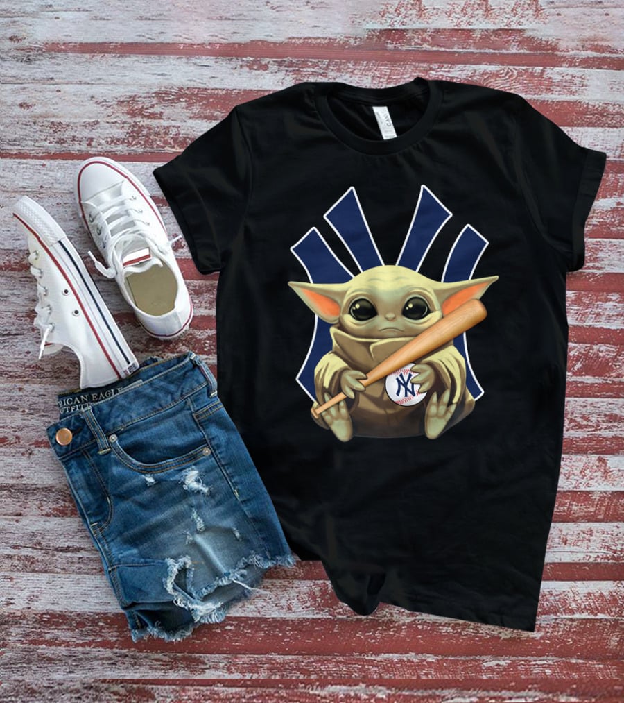 Baby Alien Baseball Team Logo Crossover T-Shirt