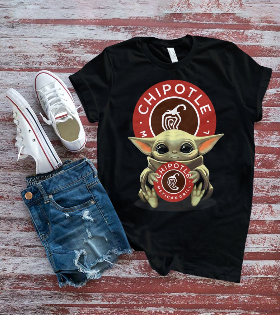 Chipotle Mexican Grill Baby Yoda T-Shirt