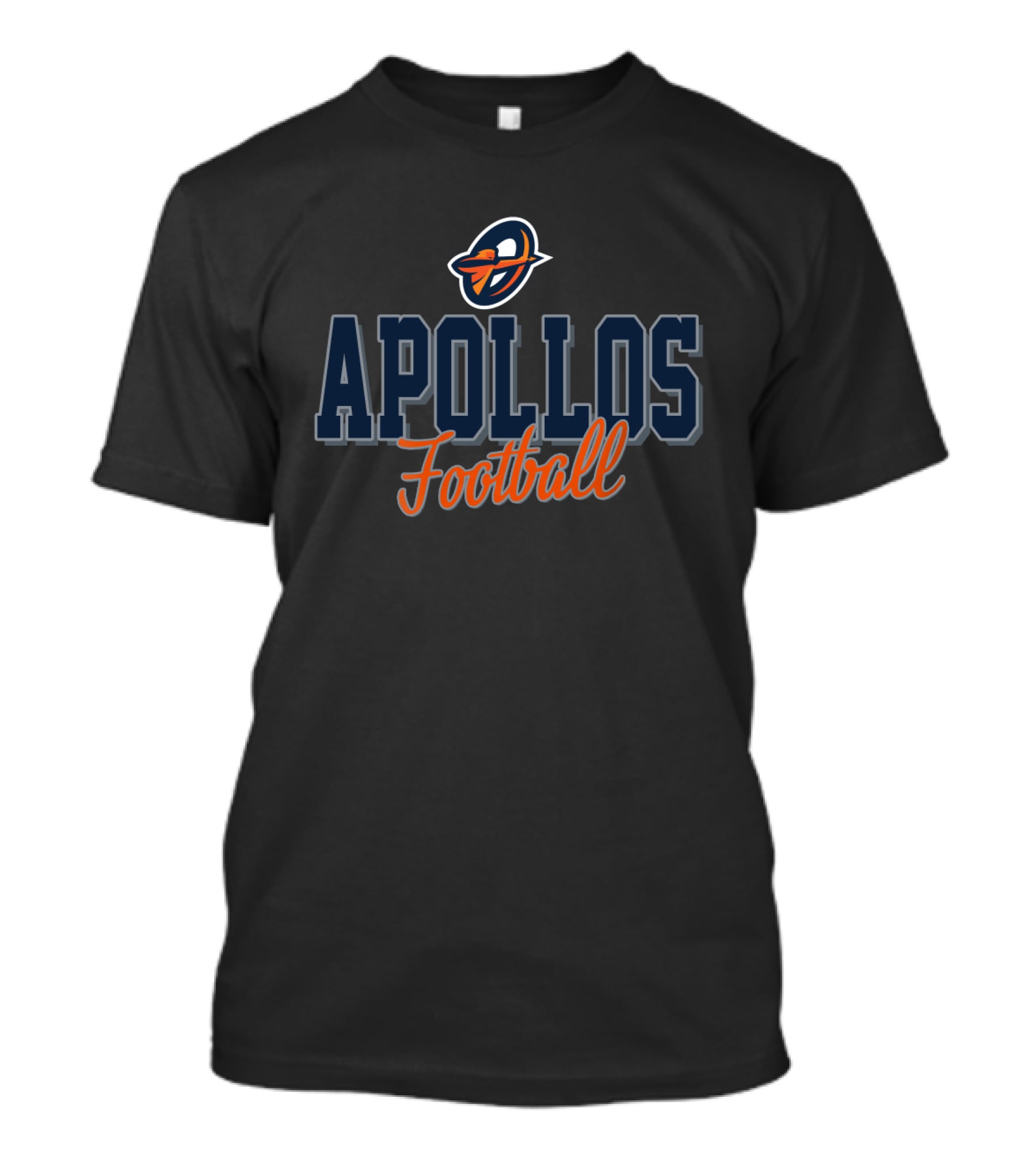 Apollos Football Orlando Logo With Iconic Emblem T-Shirt