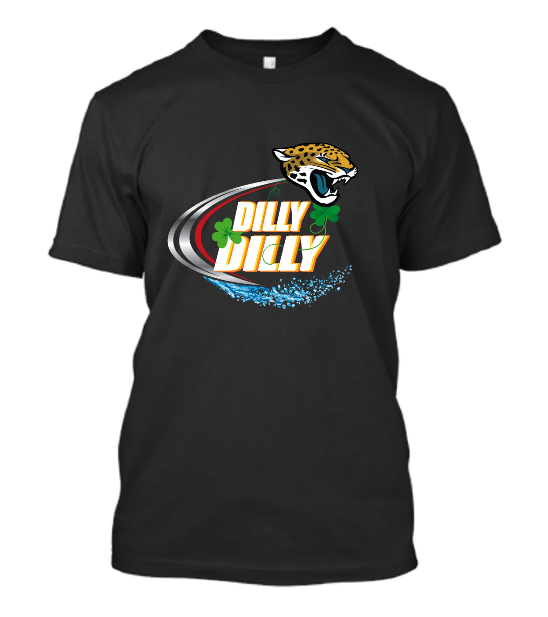 Dilly Dilly Jacksonville Jaguars Clover Splash T-Shirt